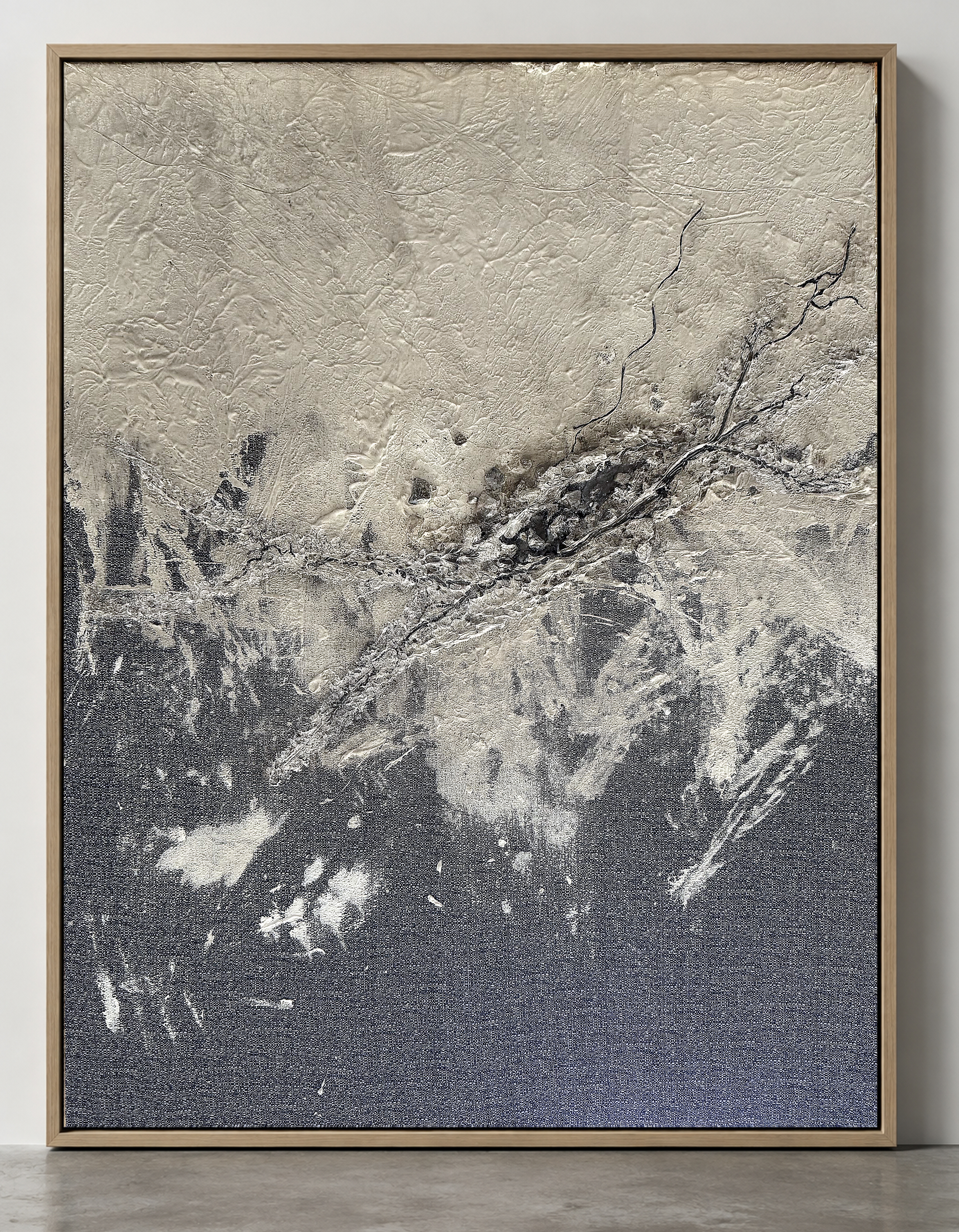 Tectonic Restraint, a material painting by Jason Deters