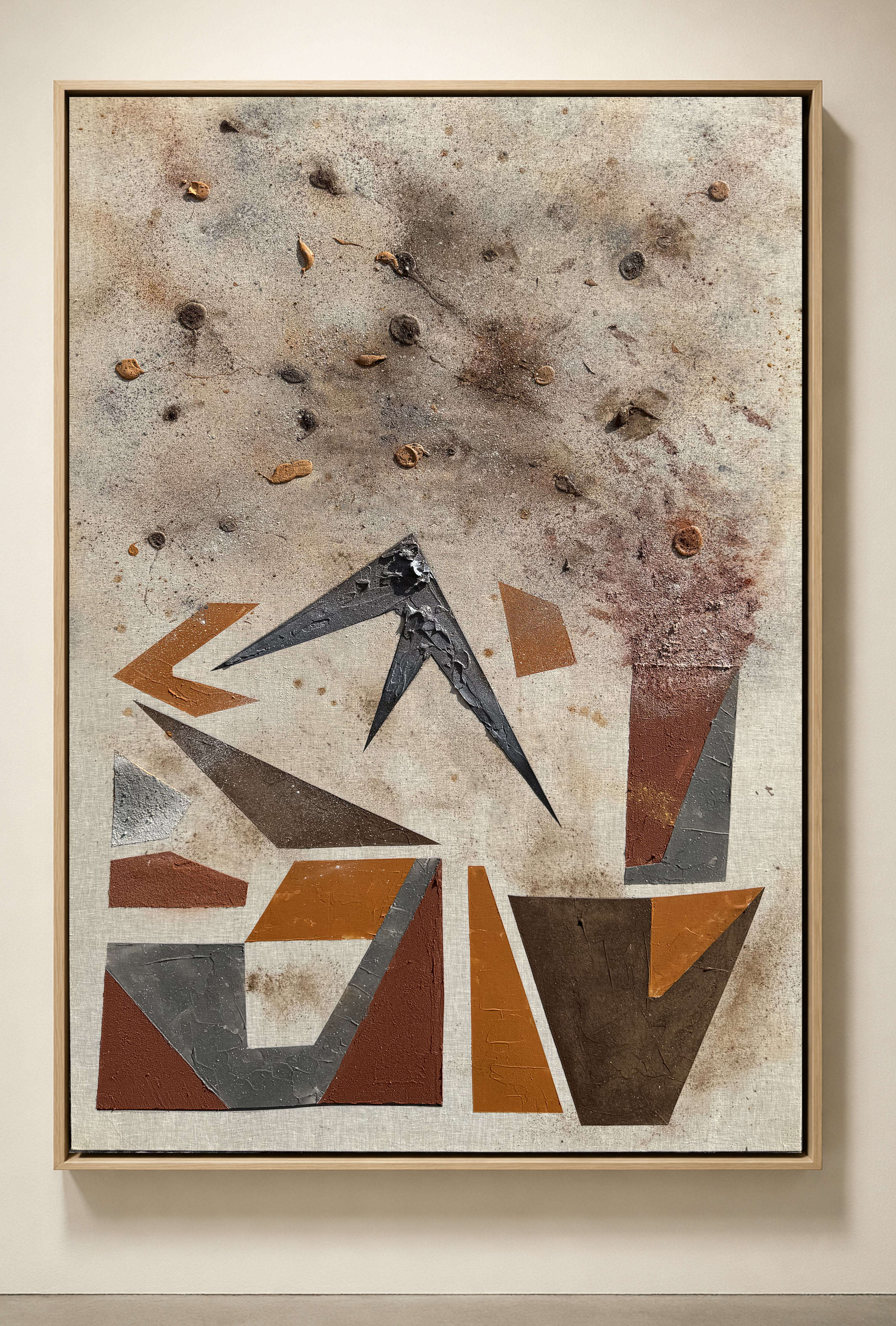 Terra, an earth-pigment painting by Jason Deters